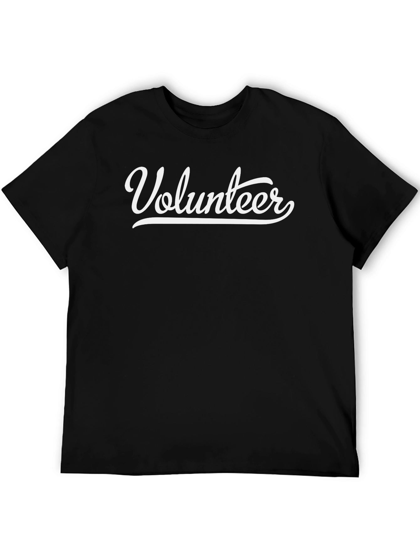 Volunteer Crew Neck T-Shirt - Black