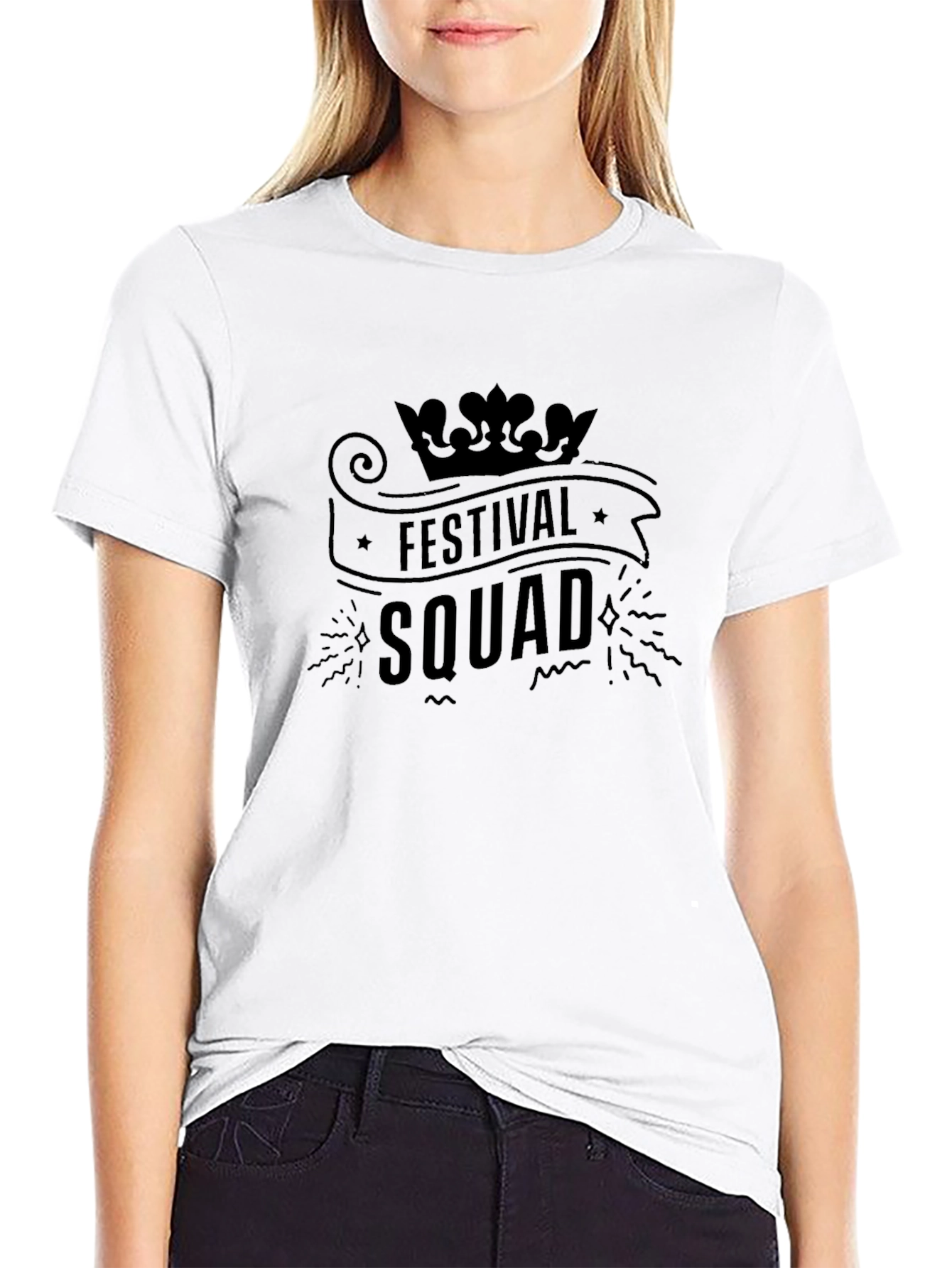 Festival Squad Black T-Shirt
