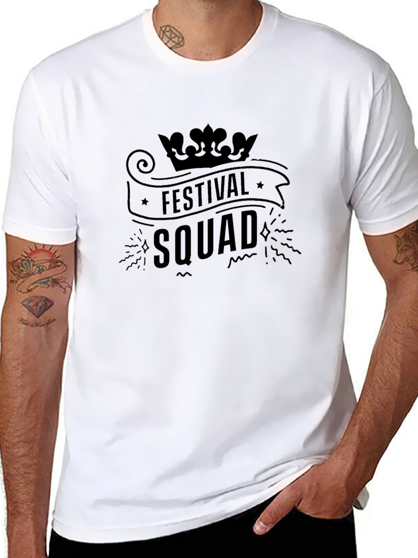 Festival Squad Black T-Shirt