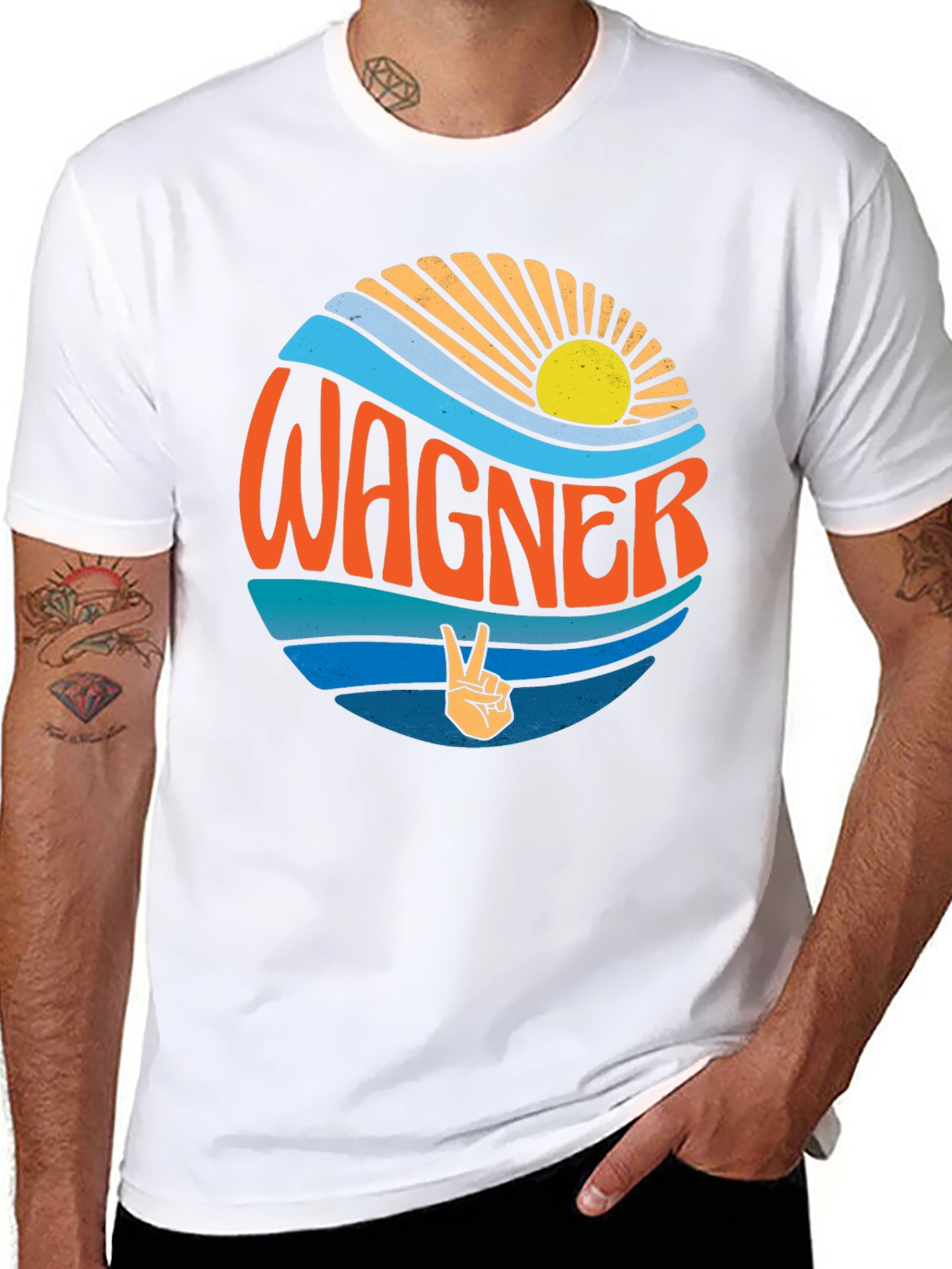 Wagner Retro Graphic Tee - Cool Summer Vibes