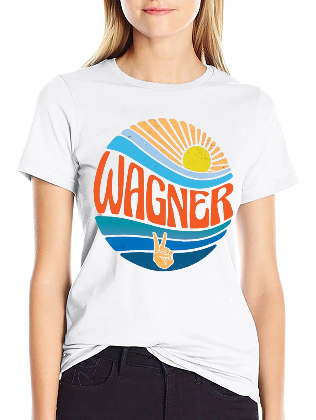 Wagner Retro Graphic Tee - Cool Summer Vibes