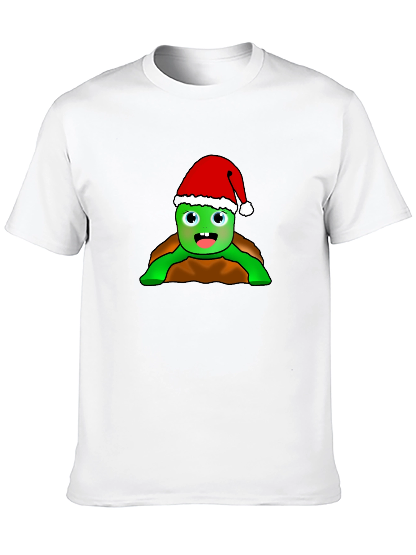 Festive Turtle Graphic Tee - Holiday Cheer!