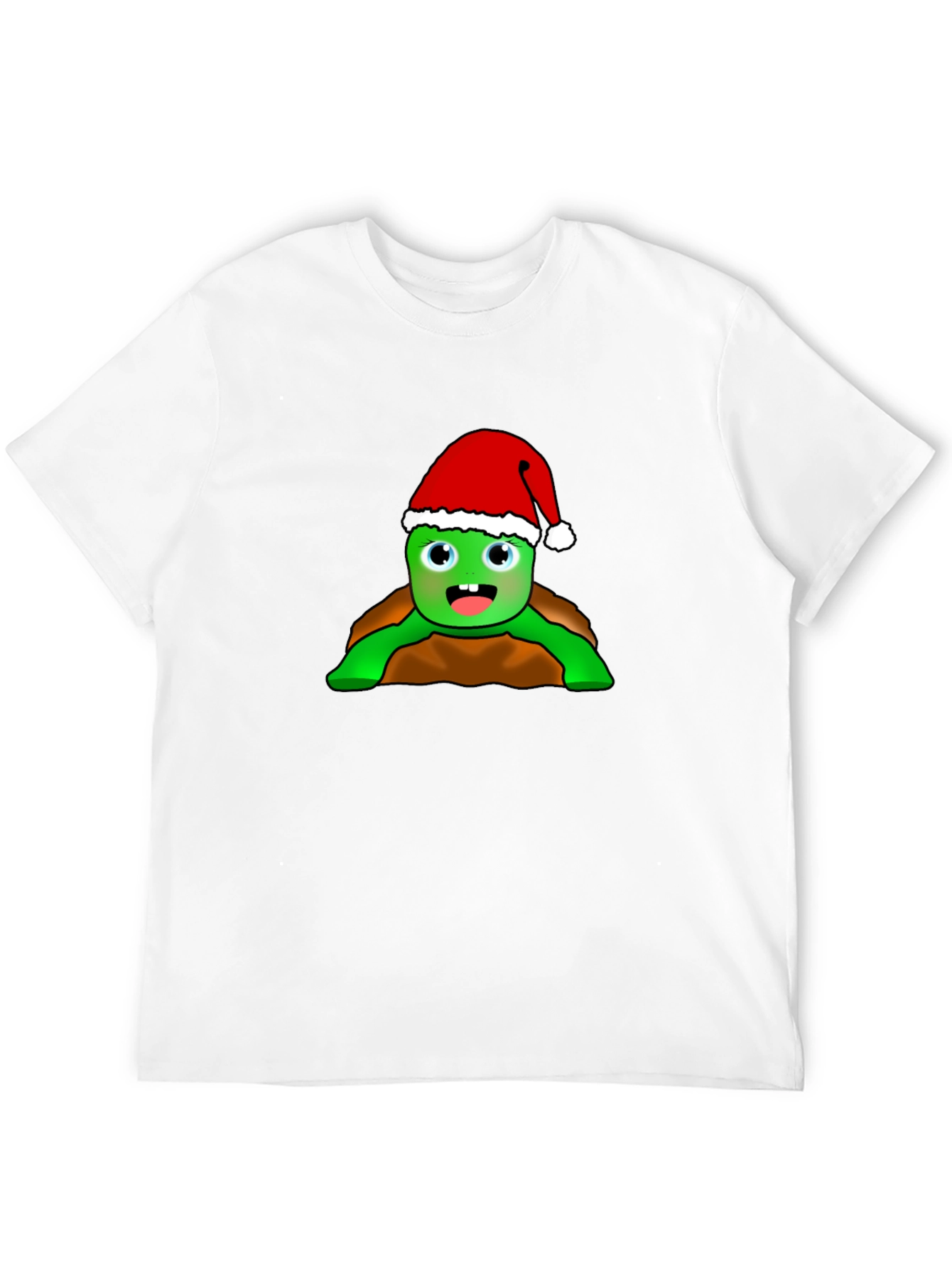 Festive Turtle Graphic Tee - Holiday Cheer!