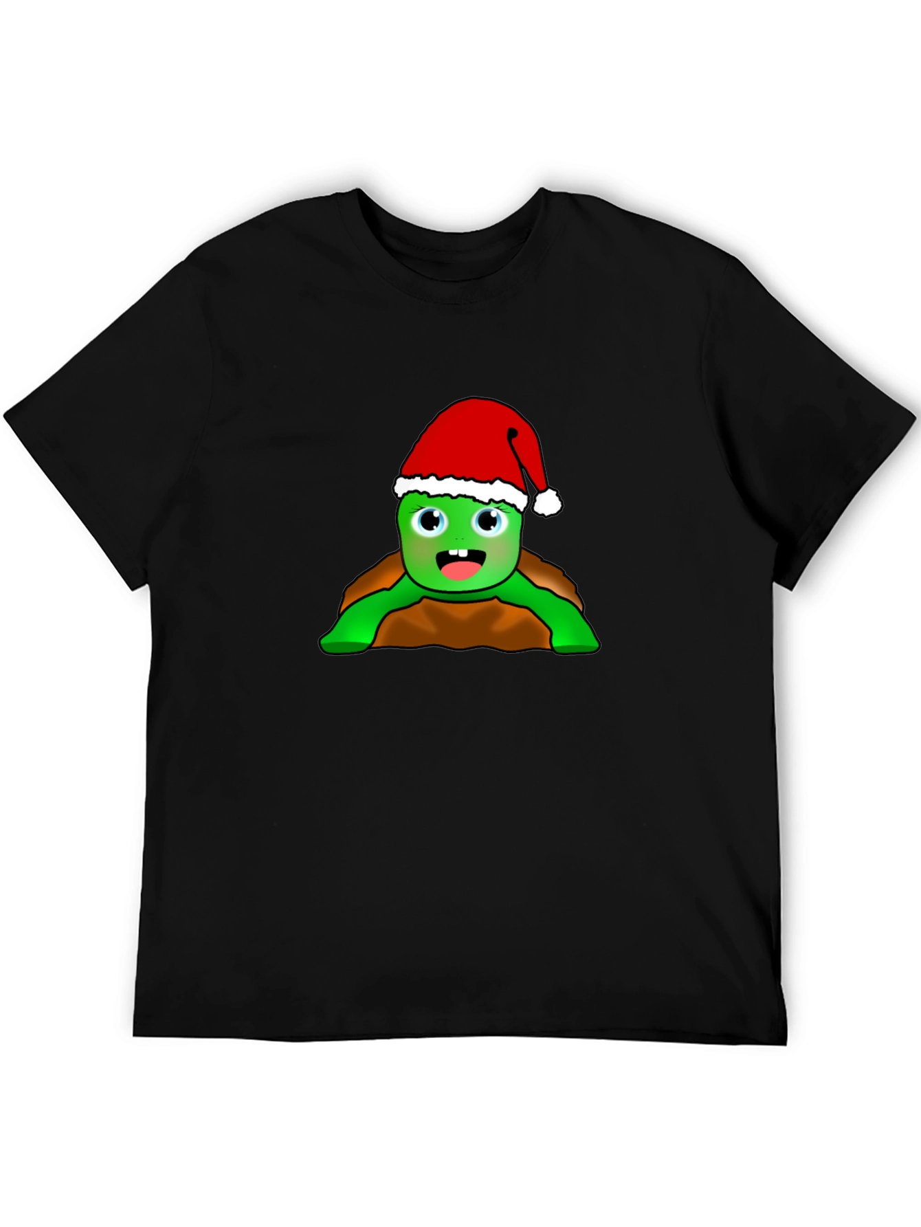 Festive Turtle Graphic Tee - Holiday Cheer!