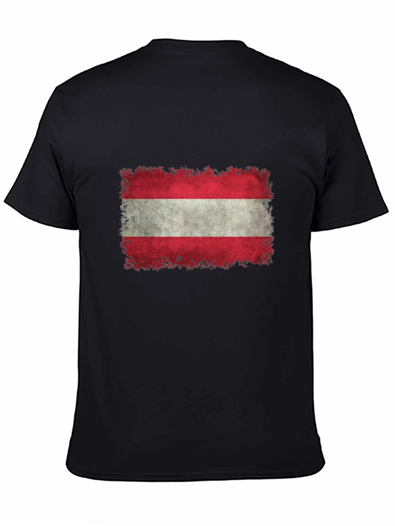 Austria Flag T-Shirt - Distressed Graphic Tee