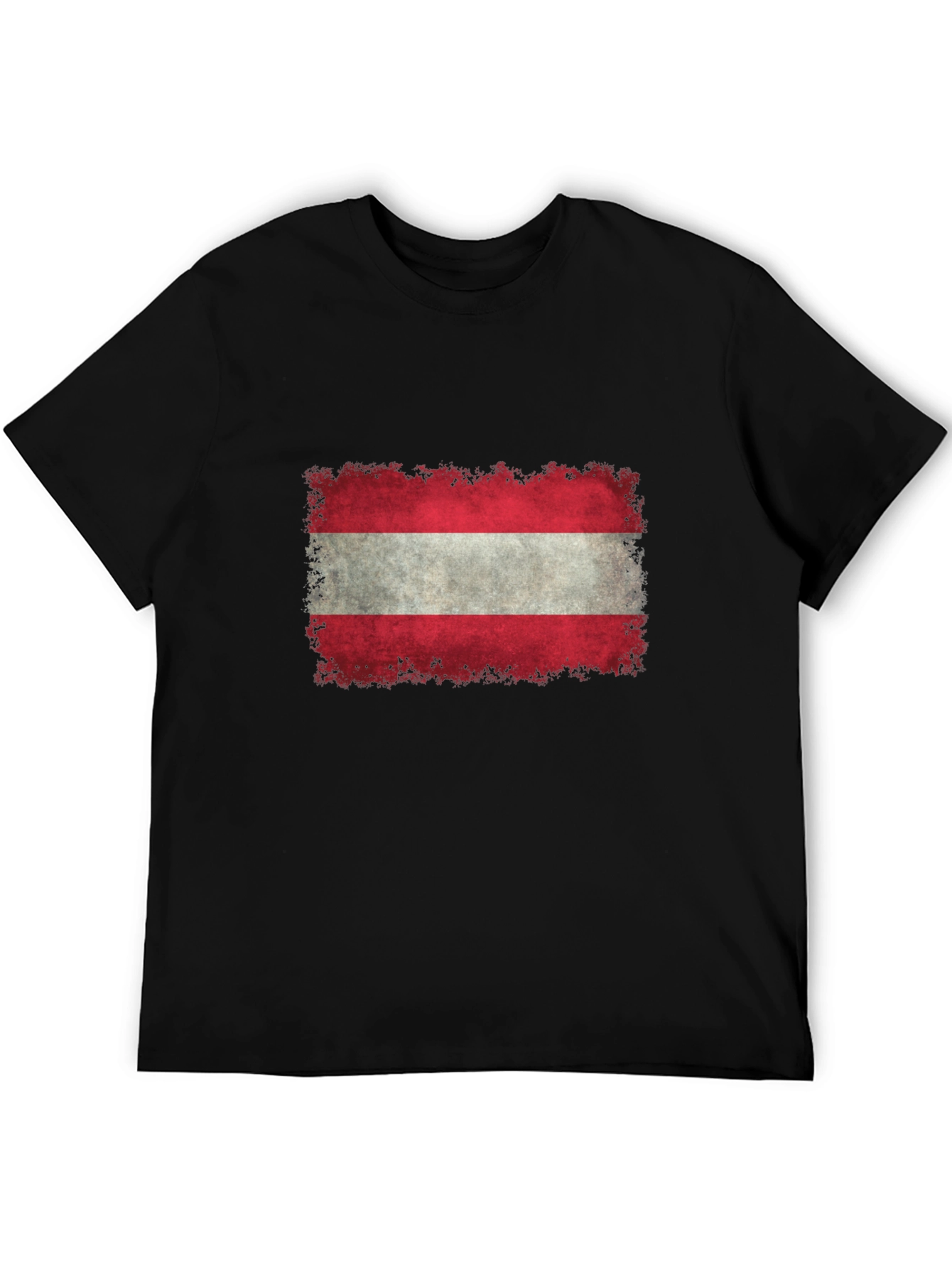 Austria Flag T-Shirt - Distressed Graphic Tee