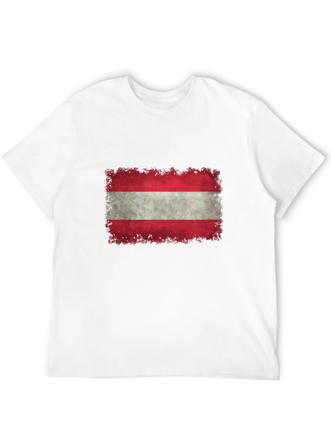 Austria Flag T-Shirt - Distressed Graphic Tee
