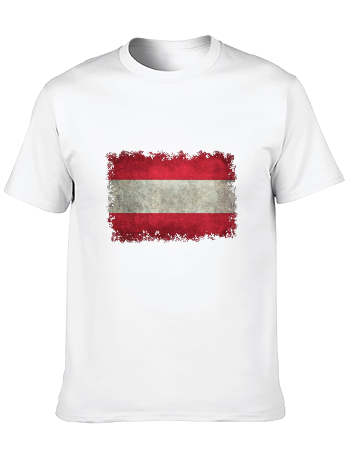 Austria Flag T-Shirt - Distressed Graphic Tee