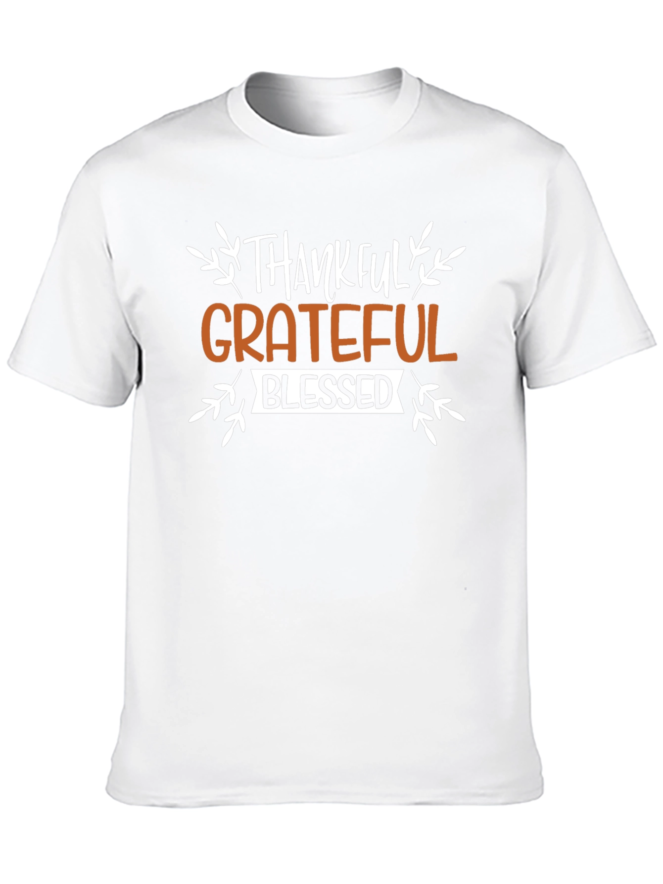 Thankful Grateful Blessed Thanksgiving T-Shirt