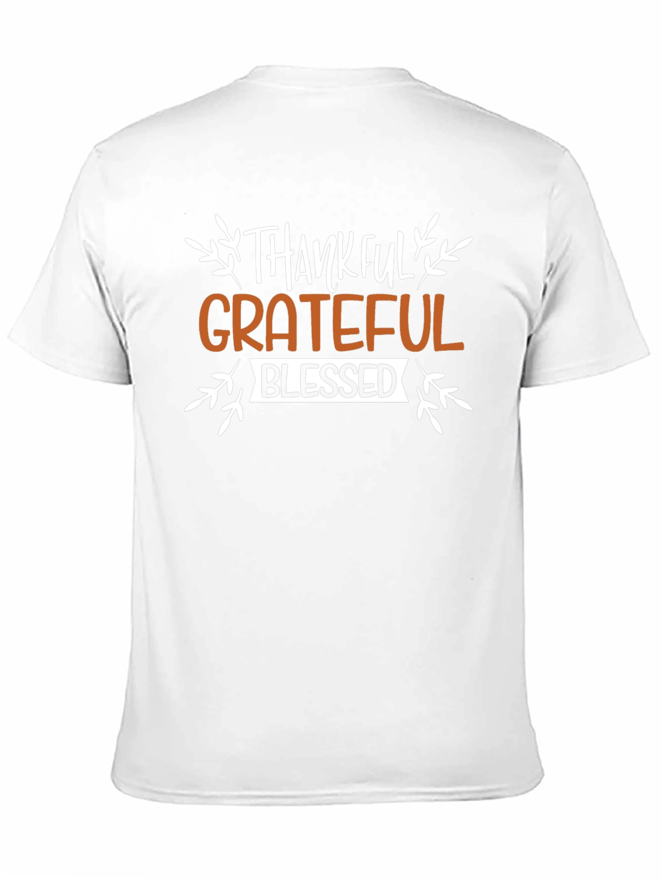 Thankful Grateful Blessed Thanksgiving T-Shirt