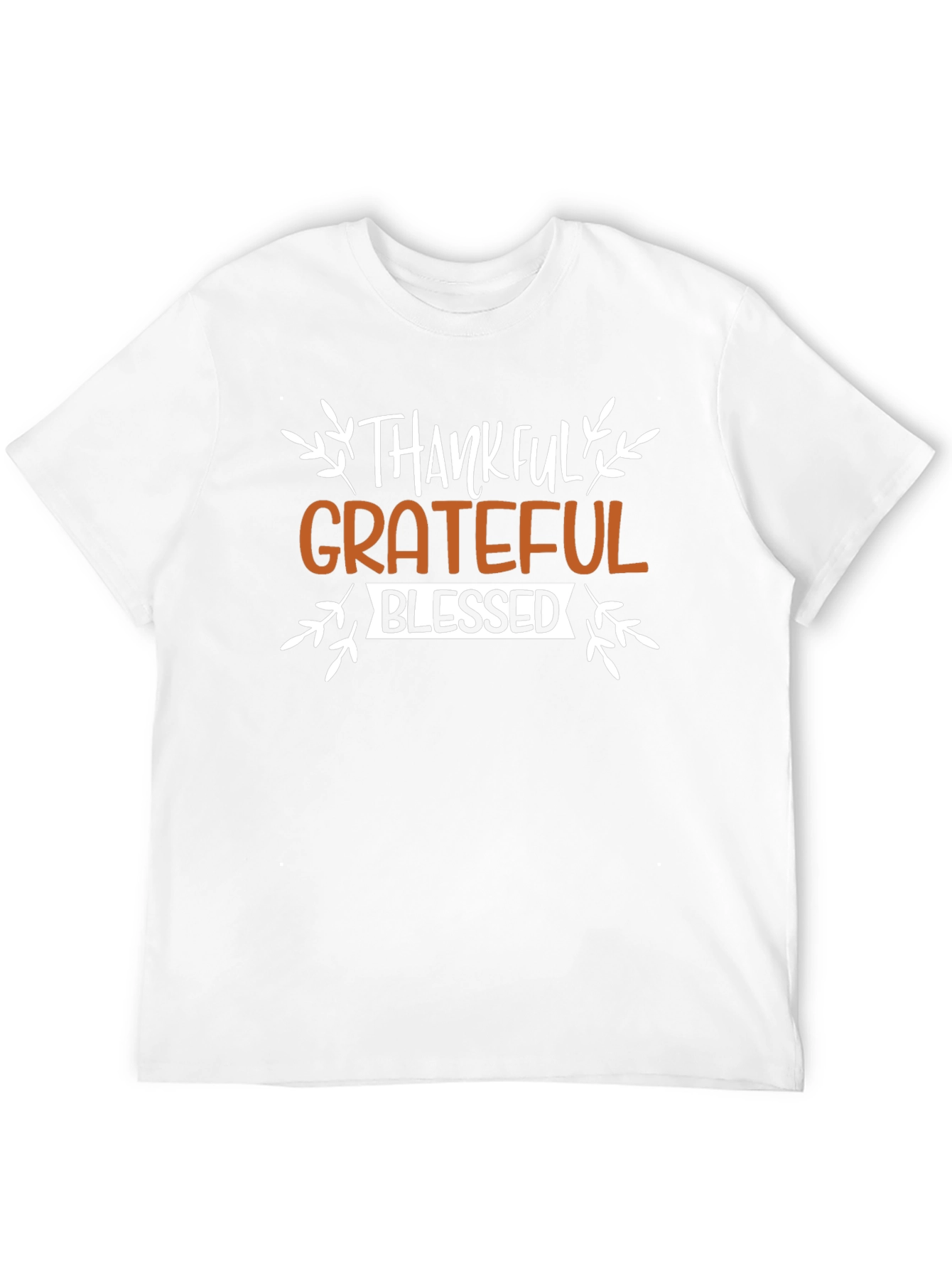 Thankful Grateful Blessed Thanksgiving T-Shirt