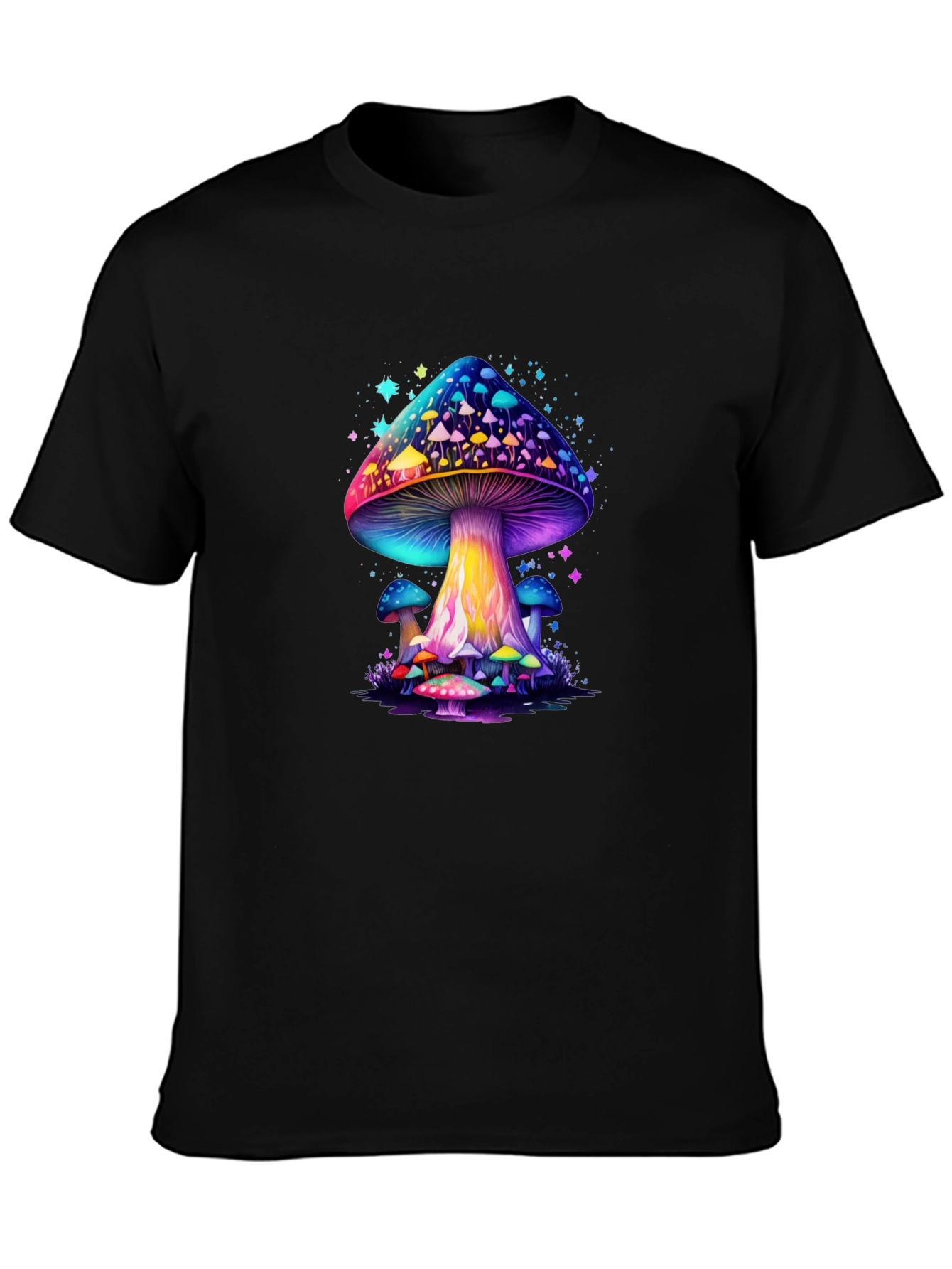 Psychedelic Mushroom Graphic T-Shirt