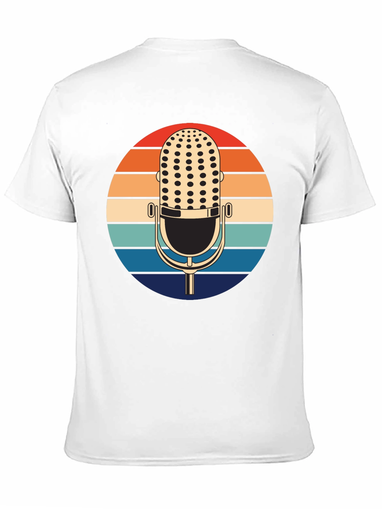 Retro Microphone Sunset T-Shirt