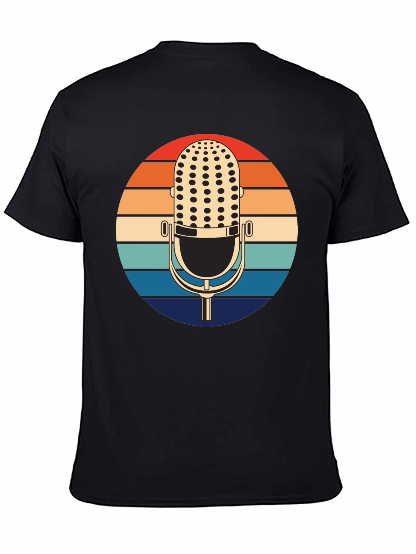 Retro Microphone Sunset T-Shirt
