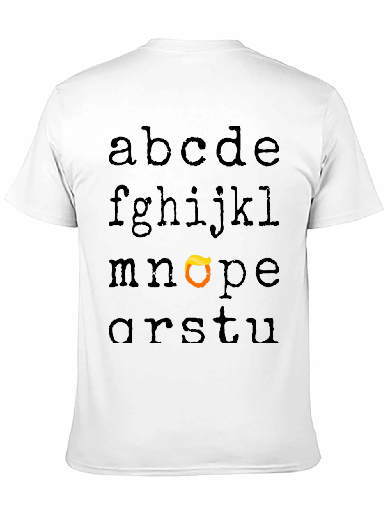 Alphabet Trump Hair T-Shirt