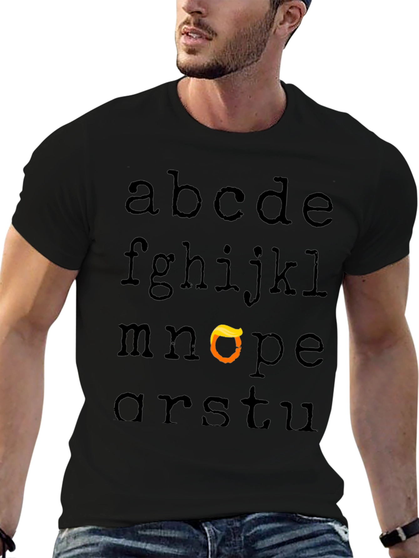 Alphabet Trump Hair T-Shirt