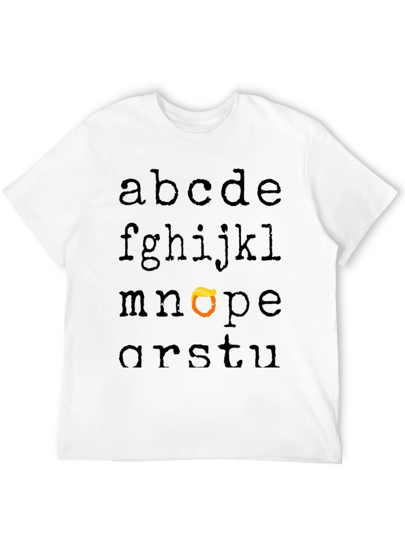 Alphabet Trump Hair T-Shirt