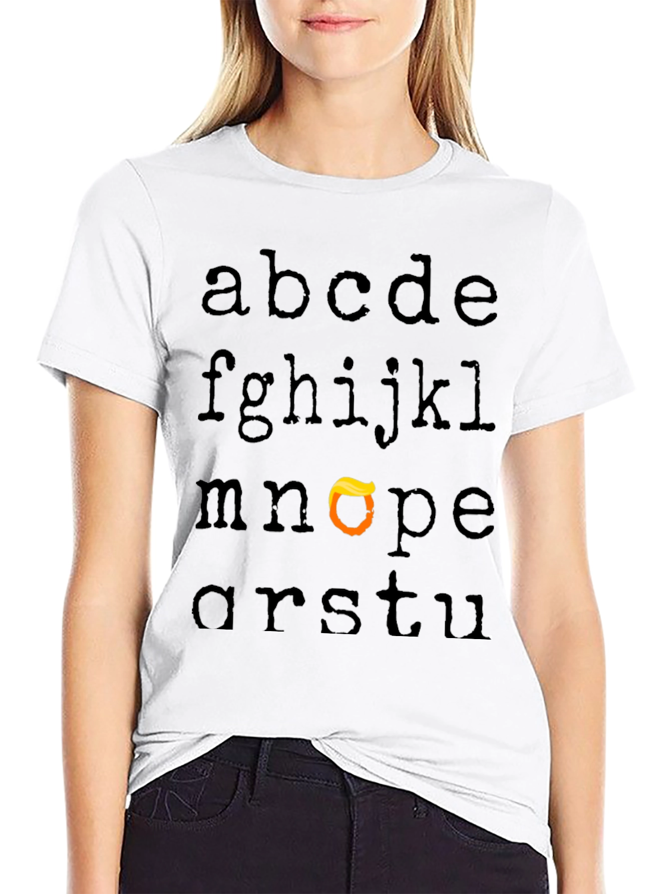 Alphabet Trump Hair T-Shirt