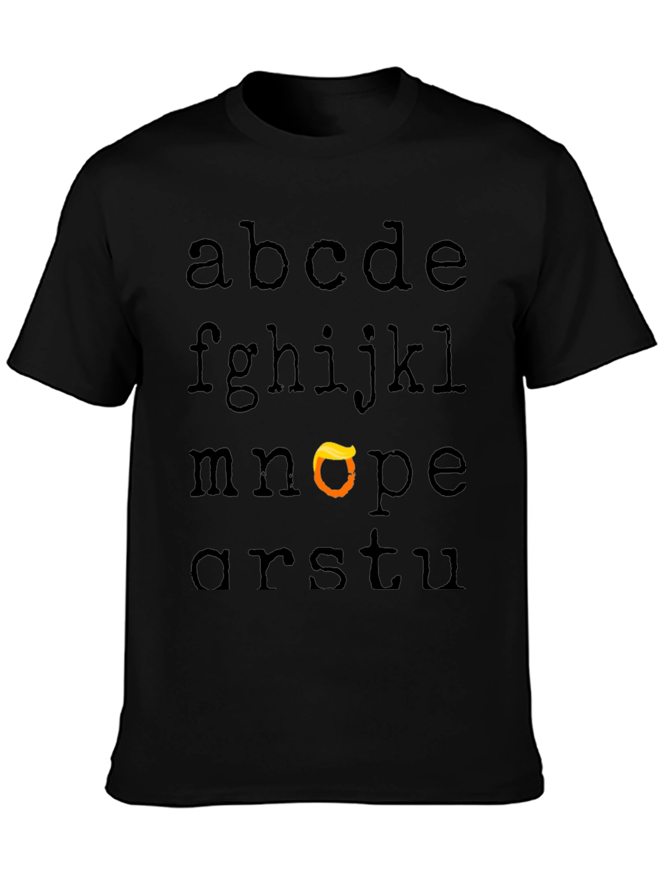 Alphabet Trump Hair T-Shirt