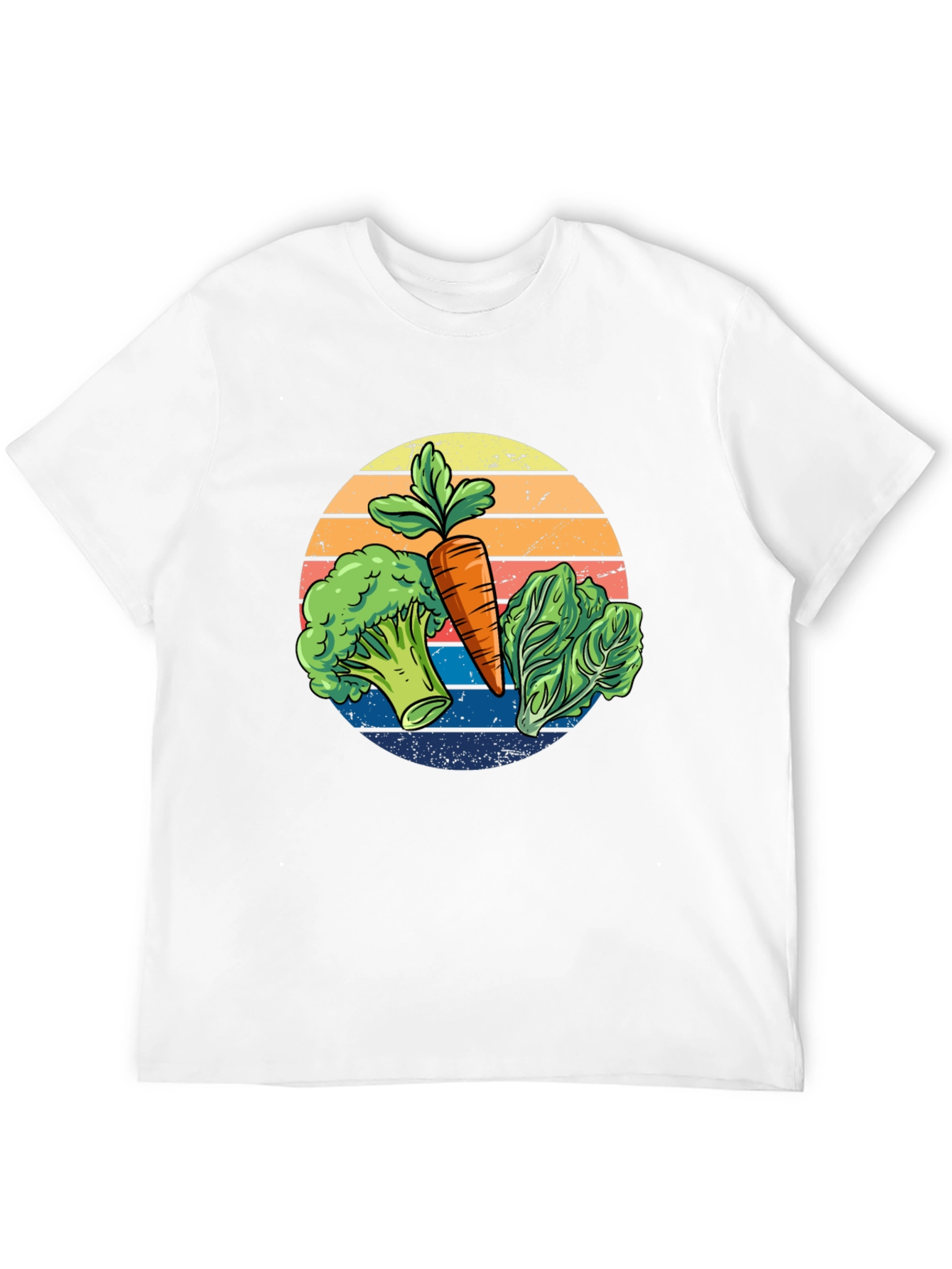 Vegetable T-Shirt - Carrot Broccoli Lettuce Tee