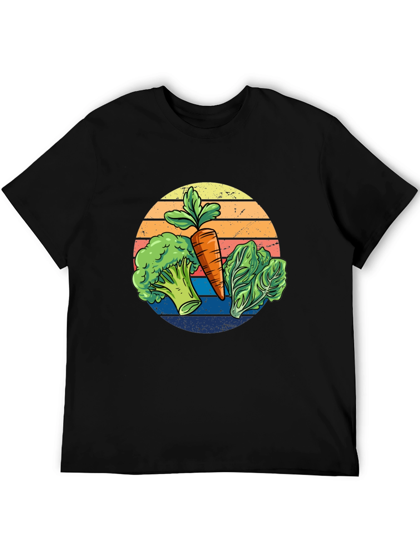 Vegetable T-Shirt - Carrot Broccoli Lettuce Tee