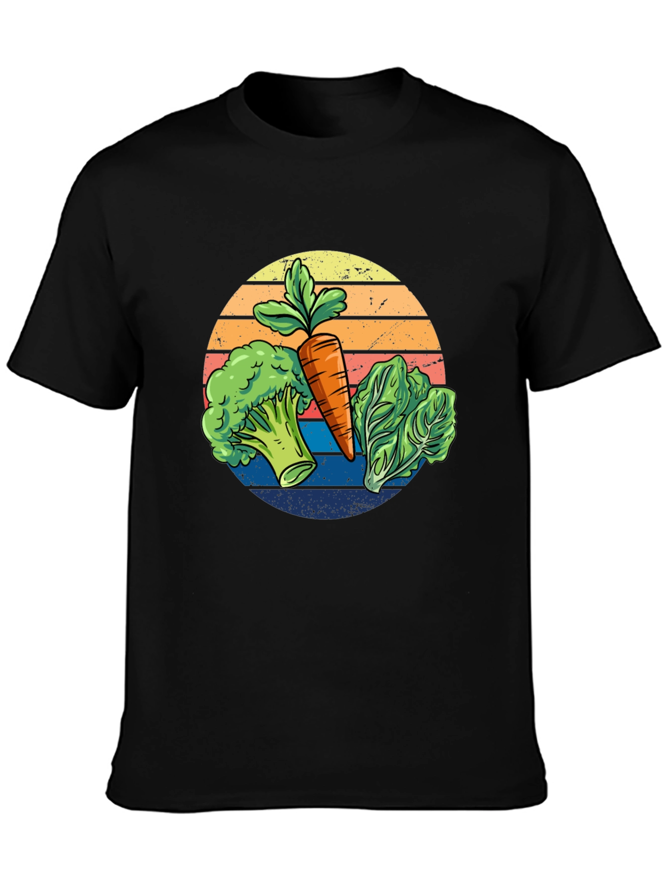 Vegetable T-Shirt - Carrot Broccoli Lettuce Tee