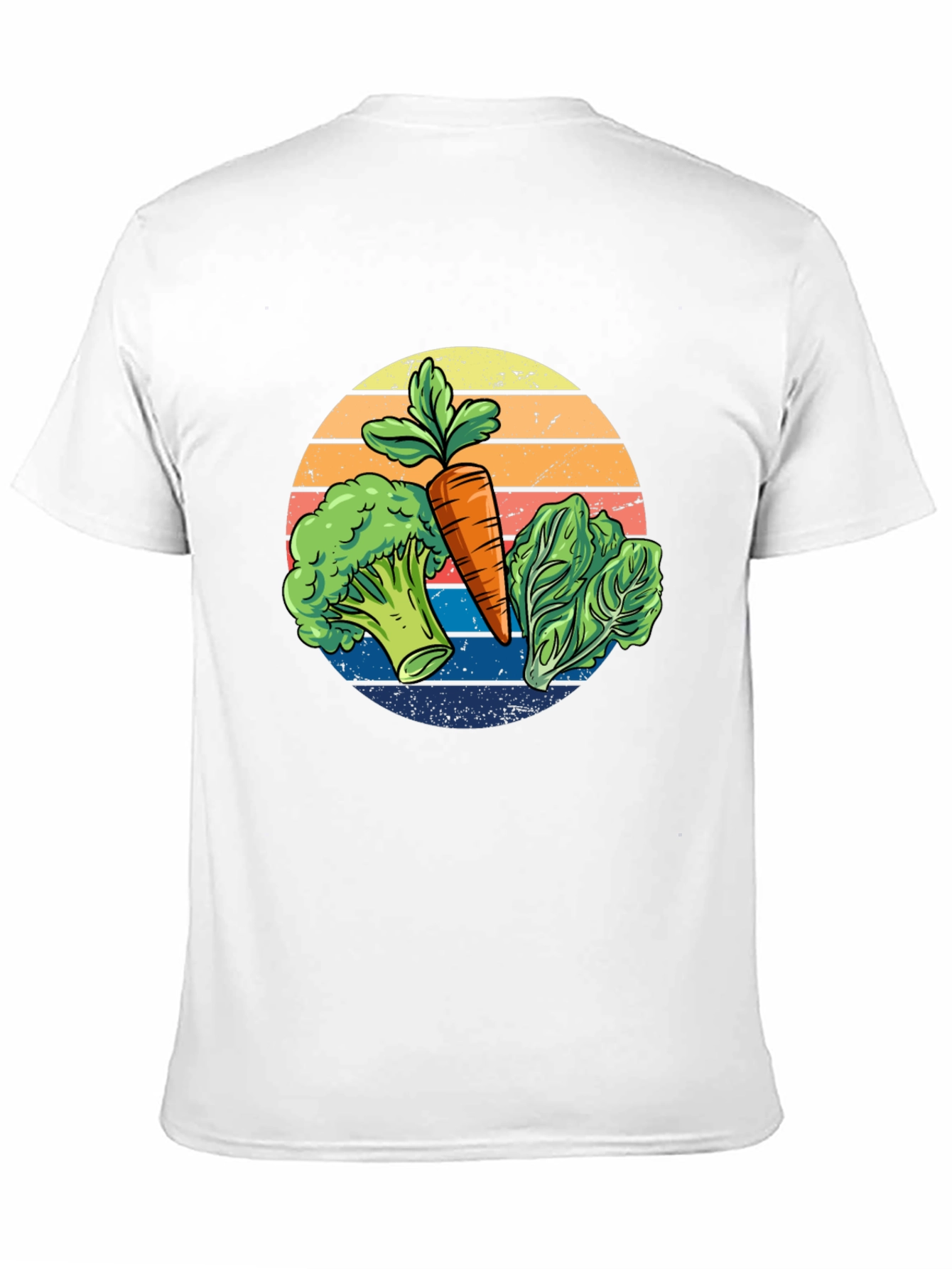 Vegetable T-Shirt - Carrot Broccoli Lettuce Tee