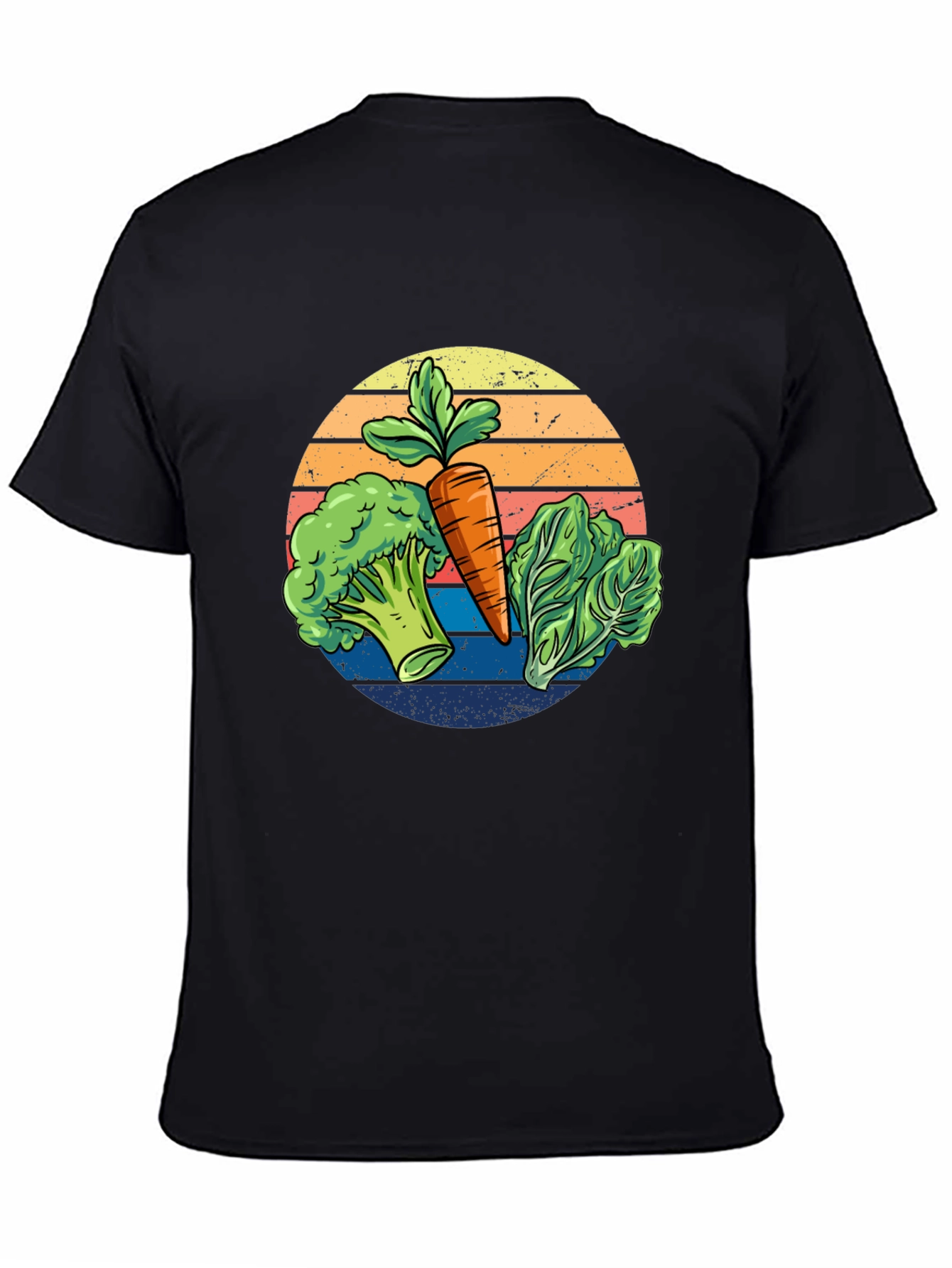 Vegetable T-Shirt - Carrot Broccoli Lettuce Tee