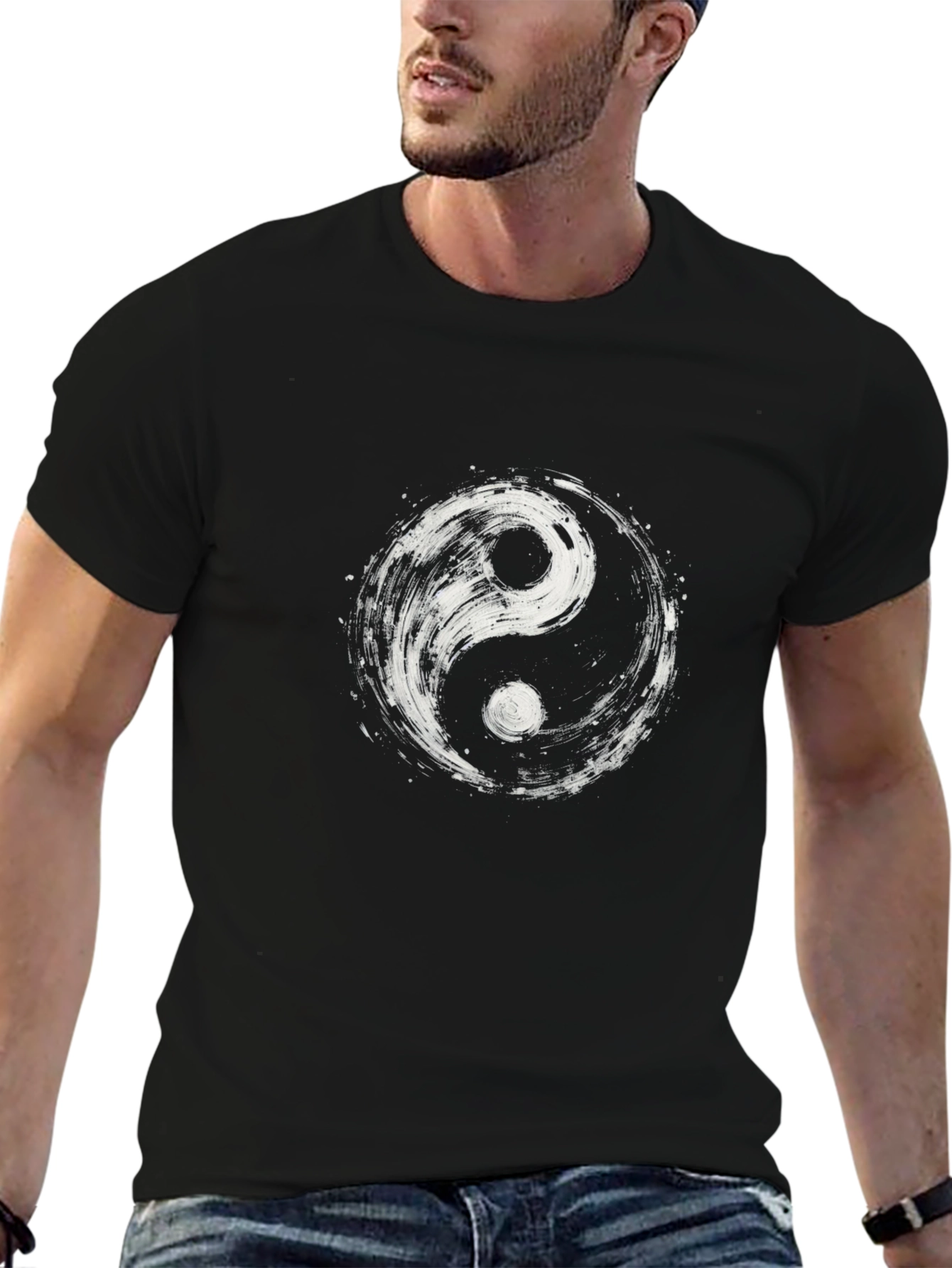 Yin Yang Graphic Tee - Balance in Style