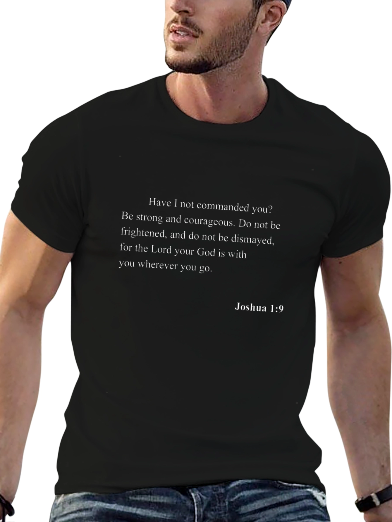 Joshua 1:9 Christian T-Shirt