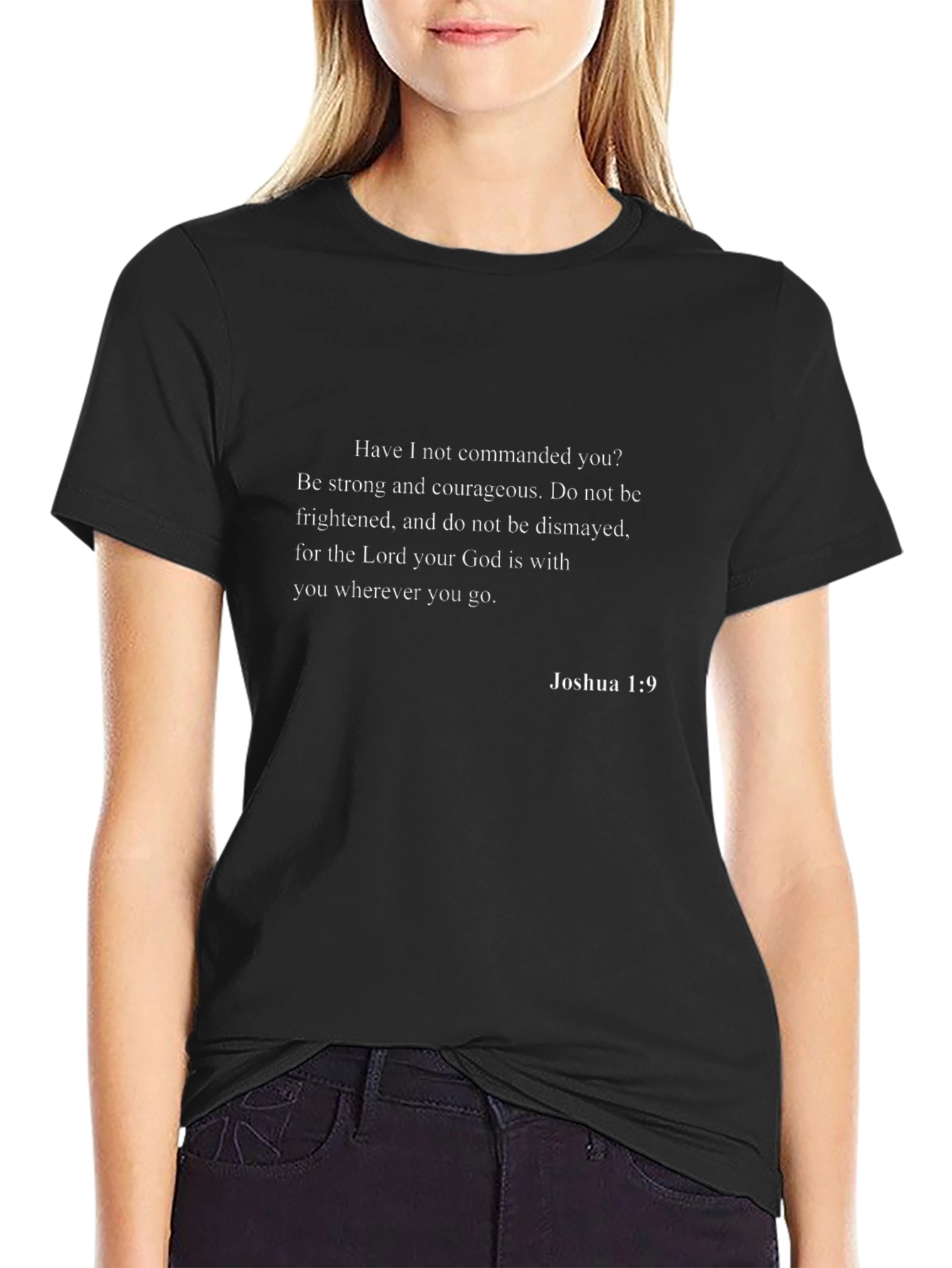 Joshua 1:9 Christian T-Shirt