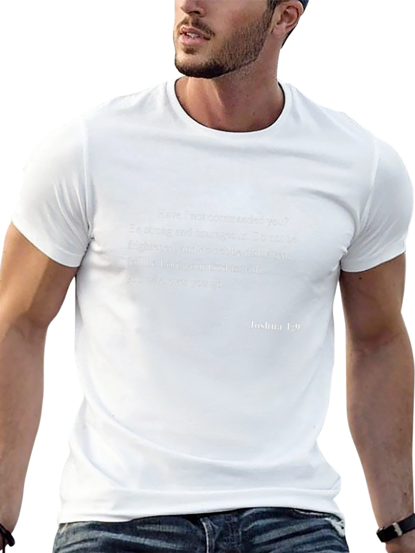 Joshua 1:9 Christian T-Shirt