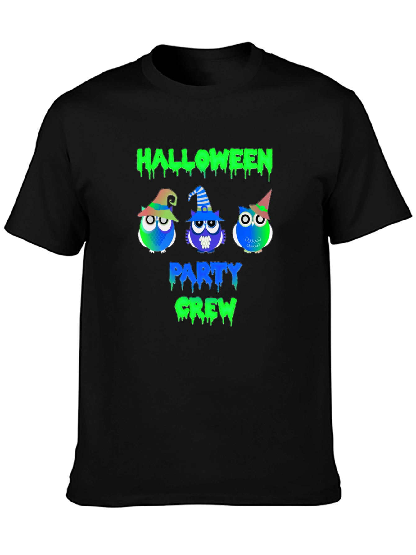 Halloween Party Crew Owl T-Shirt