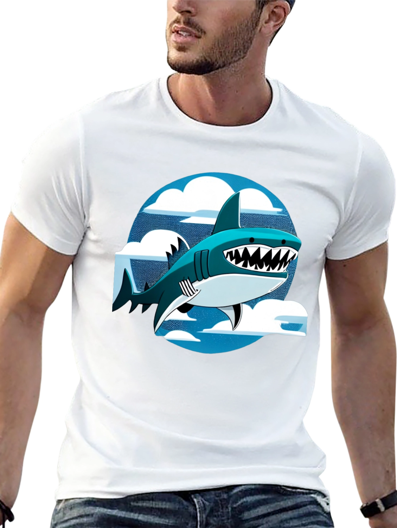 Shark Graphic T-Shirt - Ocean Lovers Tee