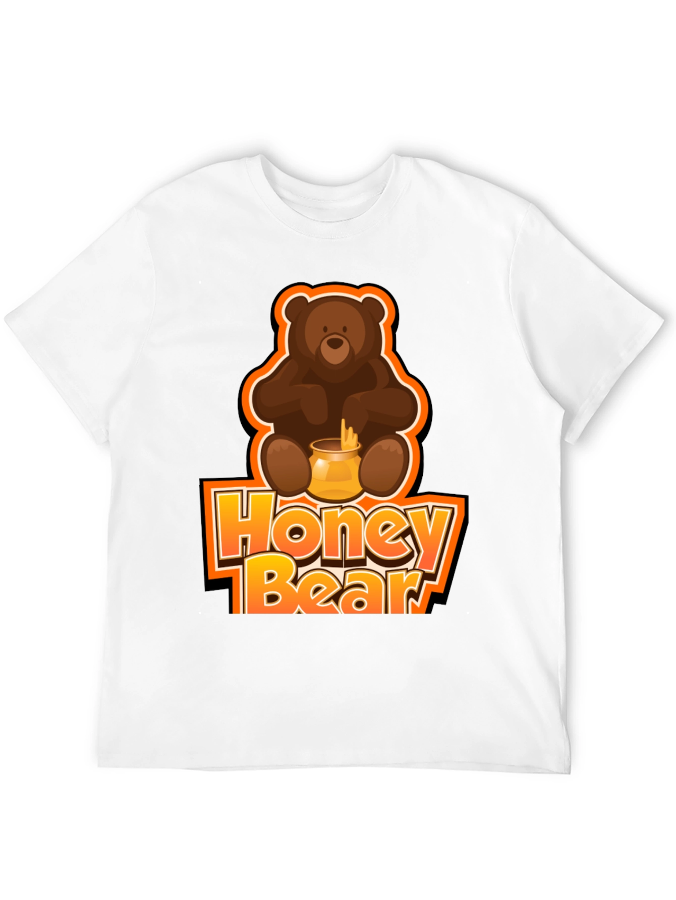 Honey Bear Graphic Tee - Comfort & Style