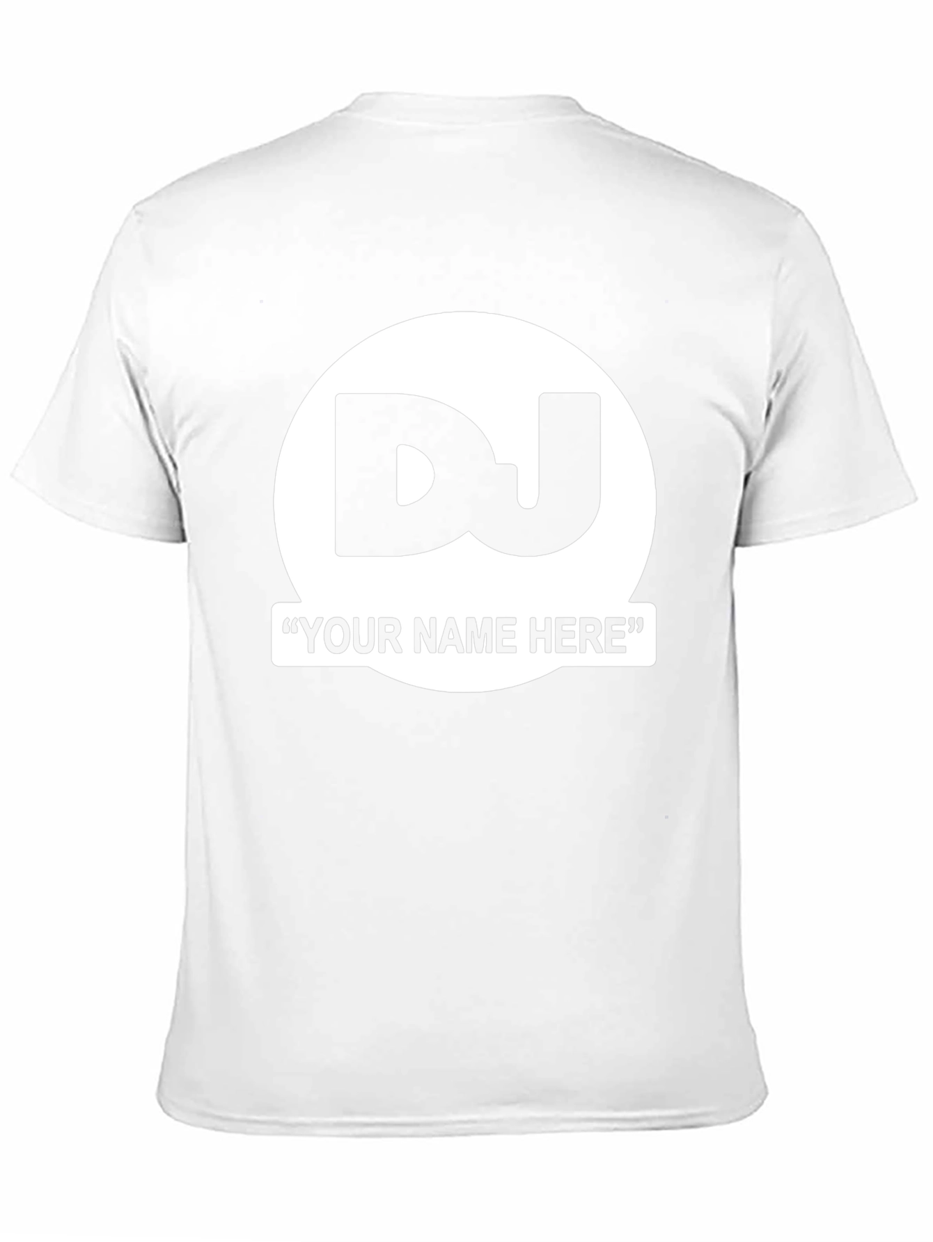 Customizable DJ T-Shirt - Personalize Your Style!
