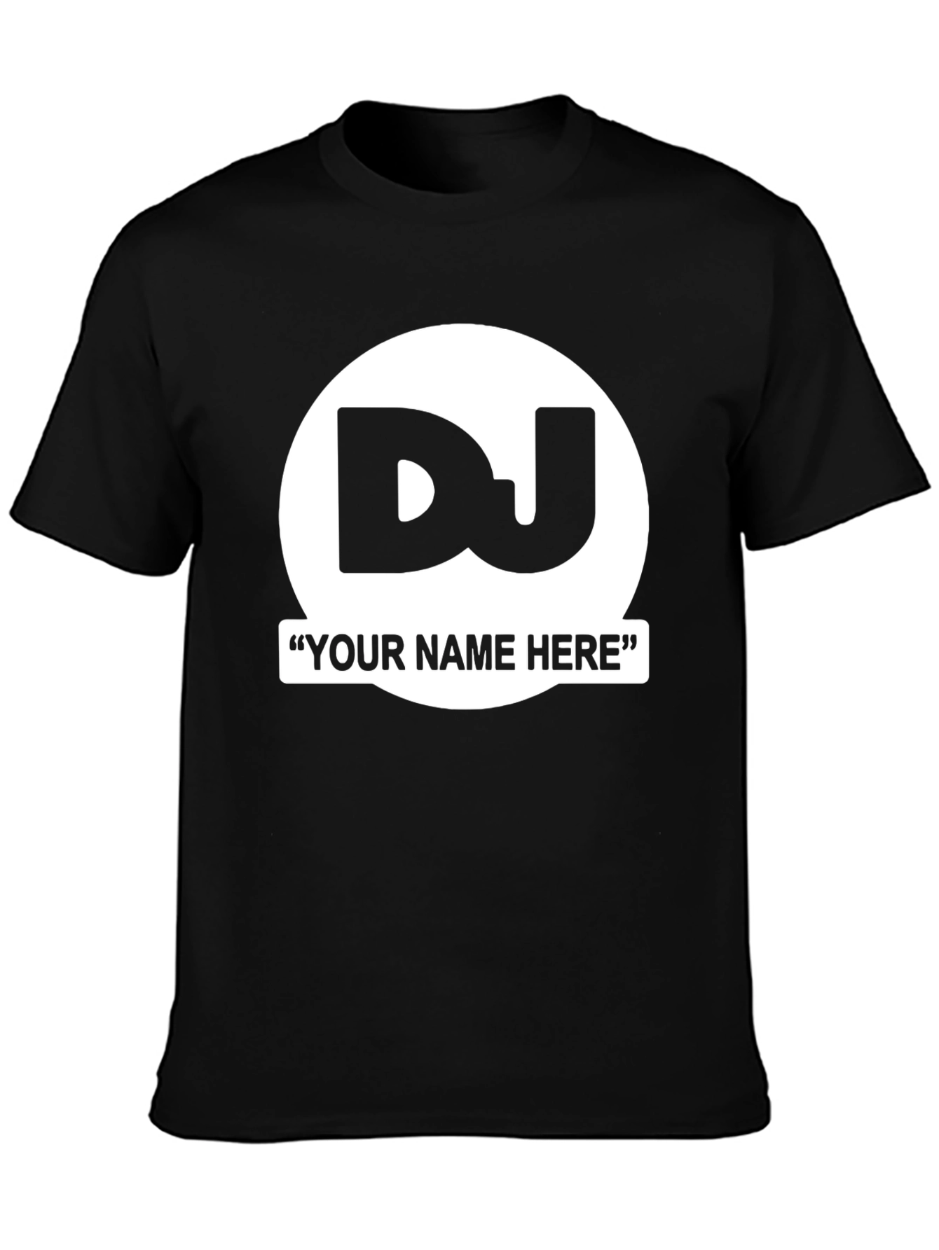 Customizable DJ T-Shirt - Personalize Your Style!