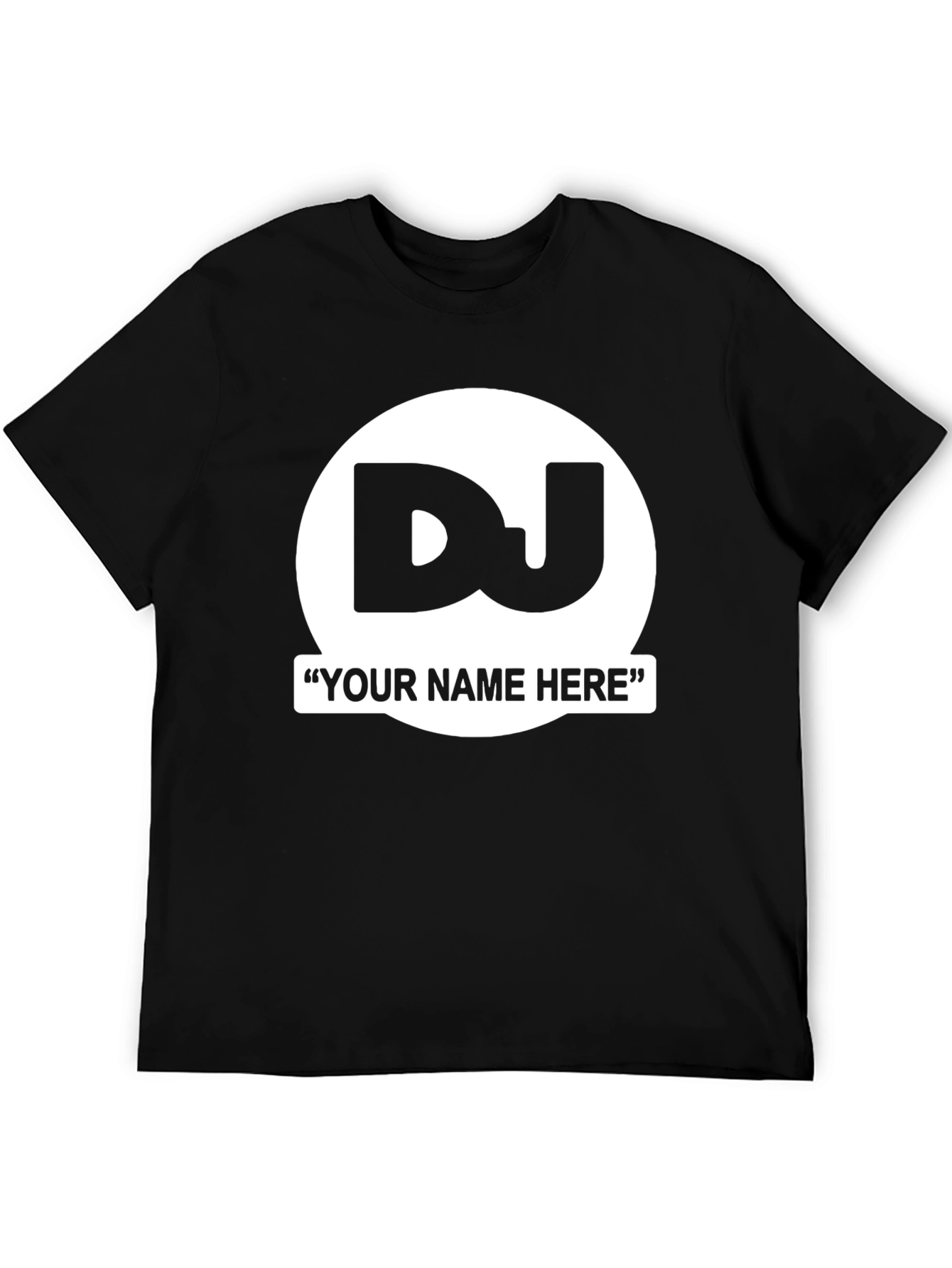 Customizable DJ T-Shirt - Personalize Your Style!