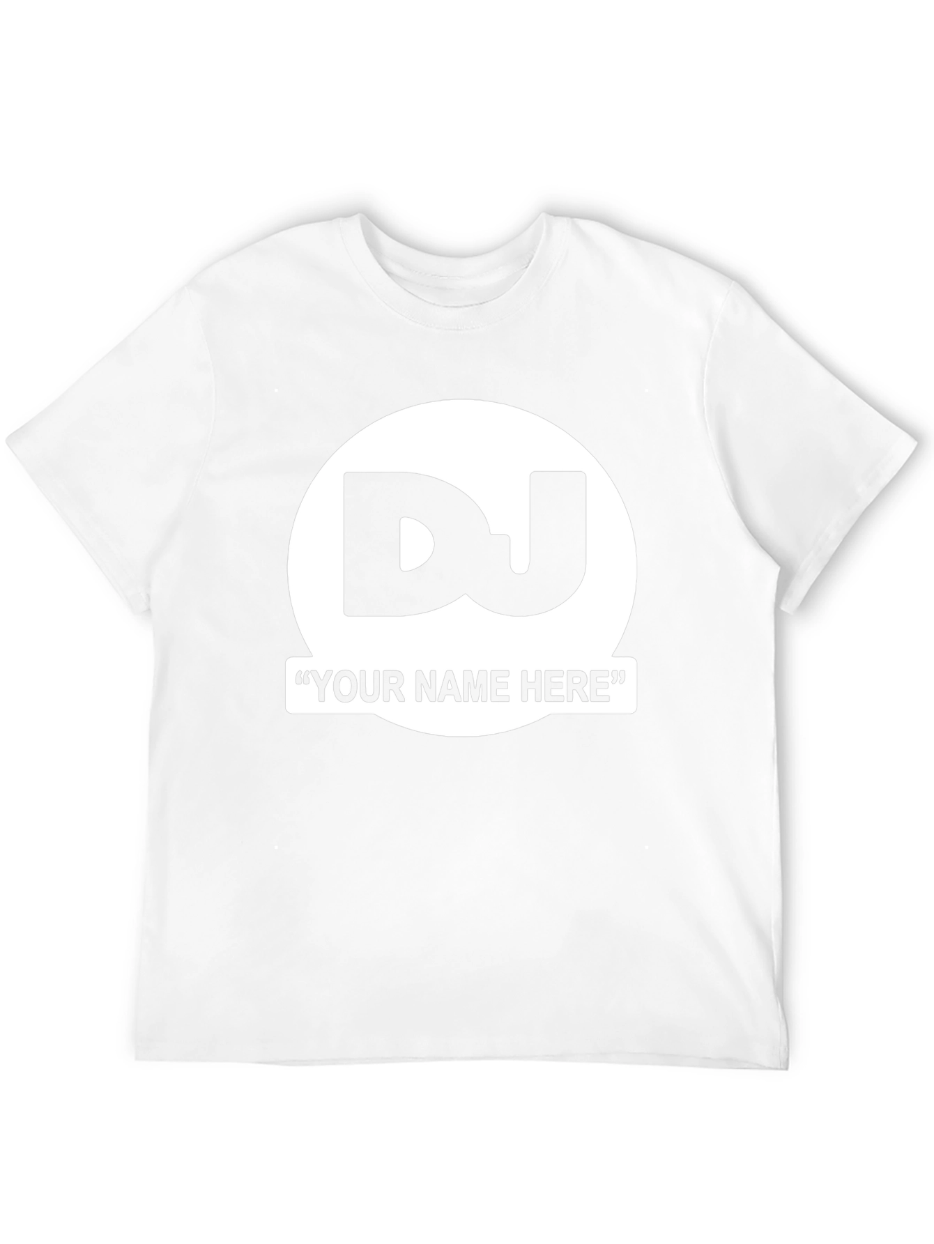 Customizable DJ T-Shirt - Personalize Your Style!