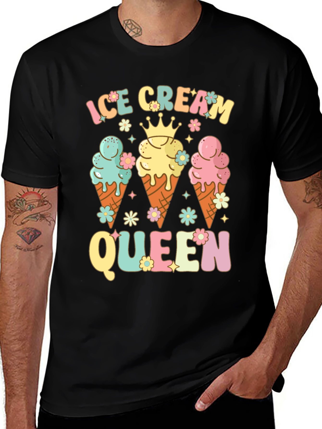 Ice Cream Queen Graphic T-Shirt