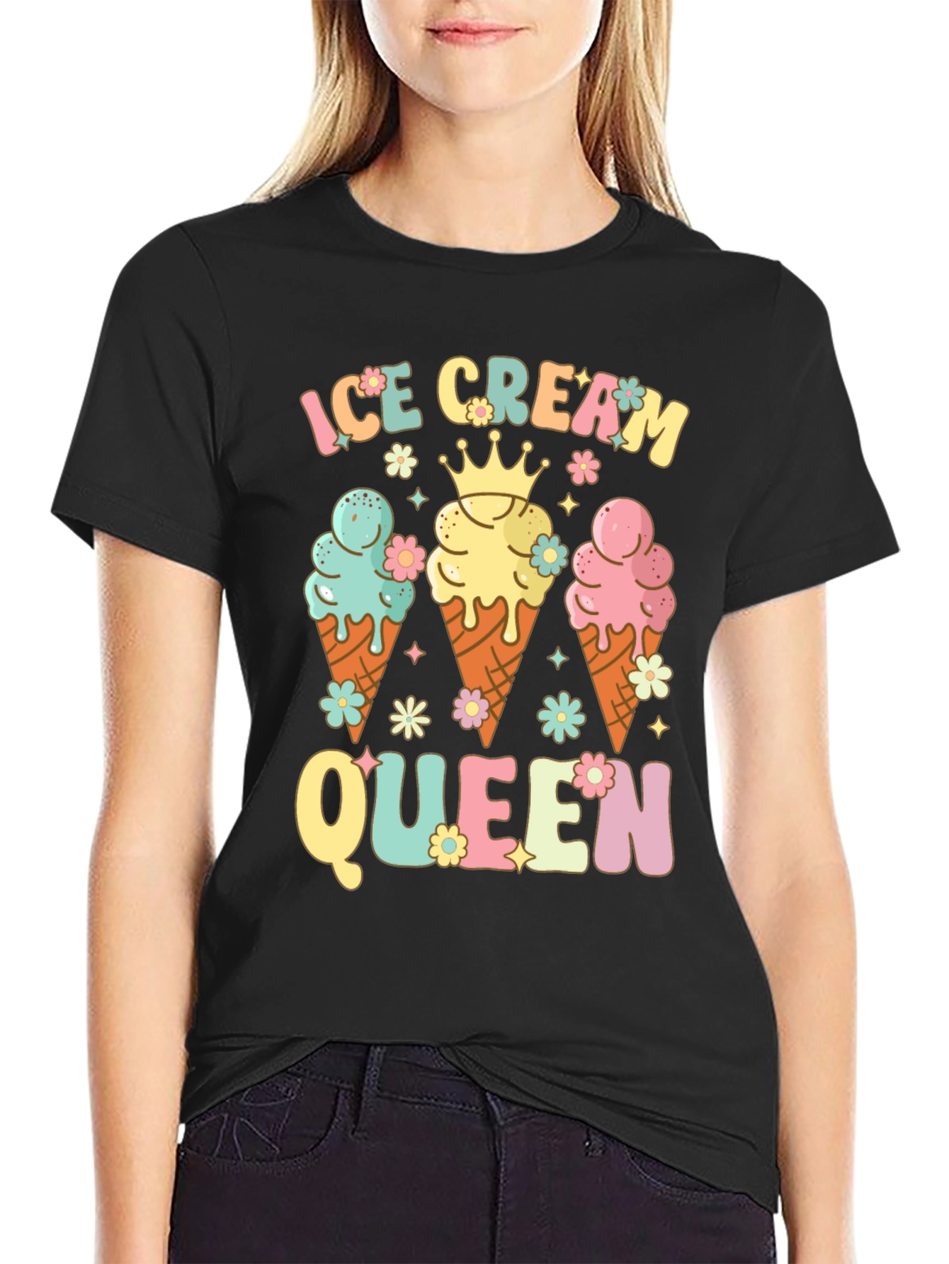 Ice Cream Queen Graphic T-Shirt