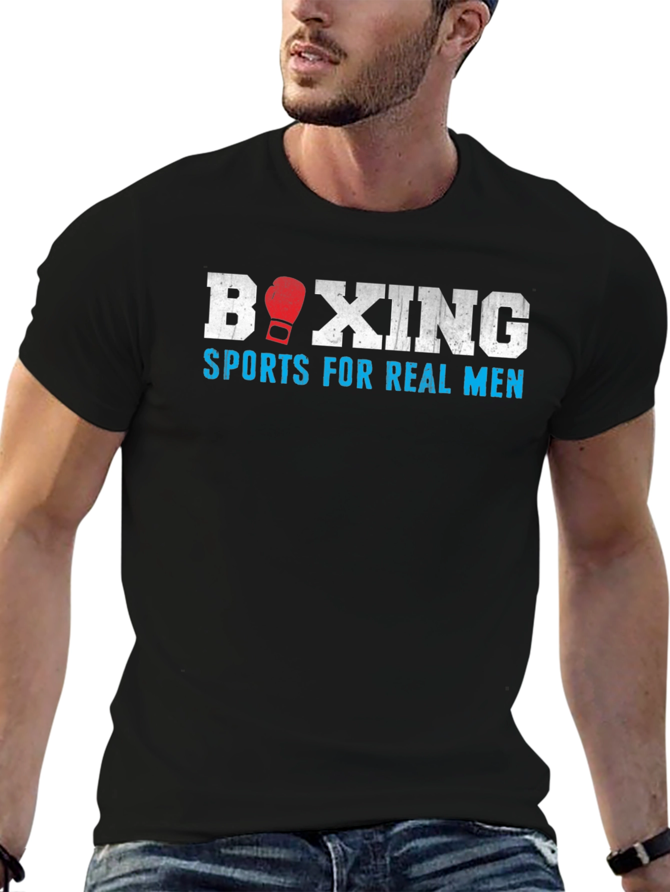 Boxing Sports For Real Men T-Shirt