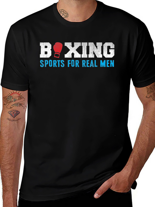 Boxing Sports For Real Men T-Shirt