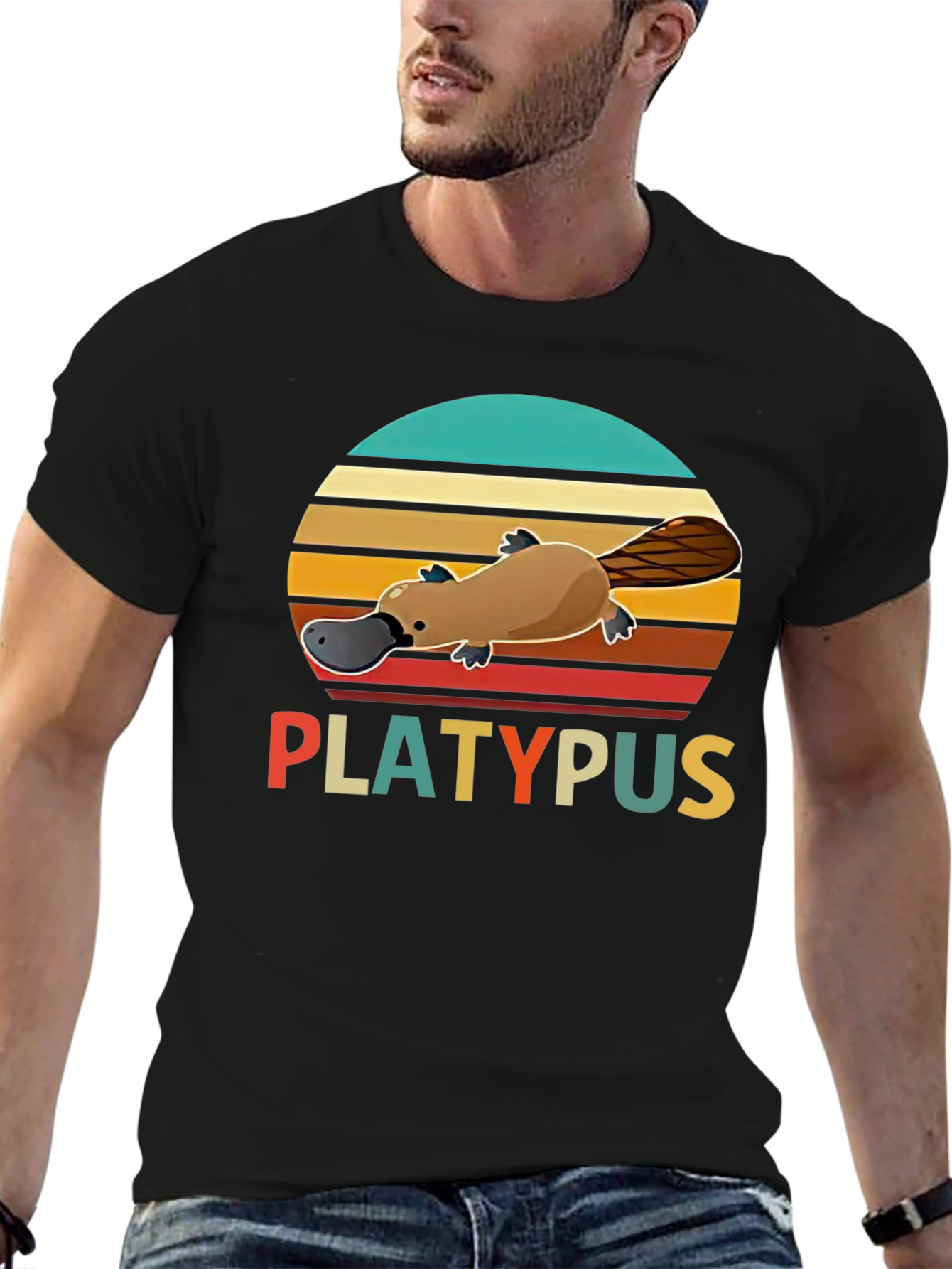 Retro Platypus T-Shirt - Unisex Graphic Tee