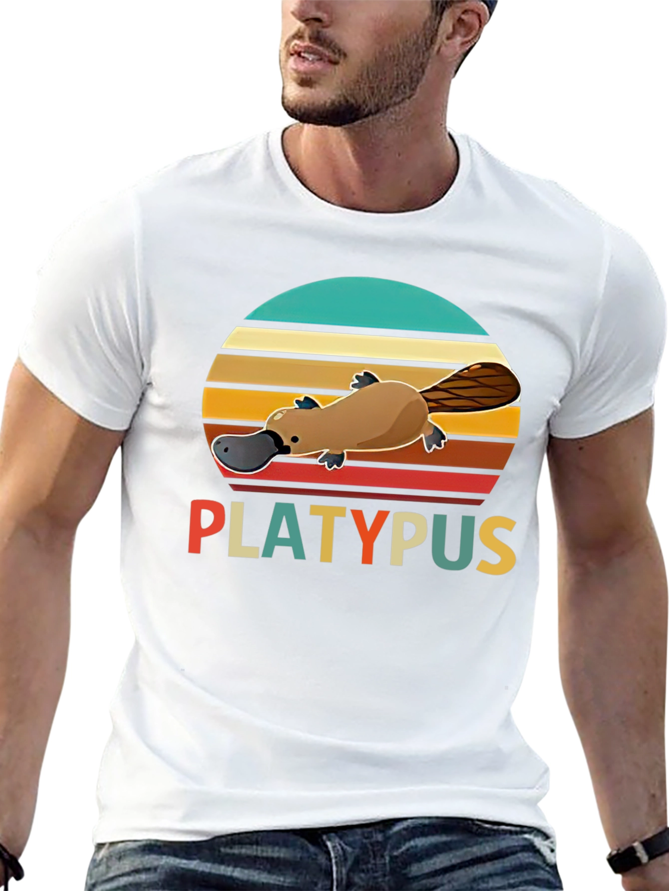 Retro Platypus T-Shirt - Unisex Graphic Tee