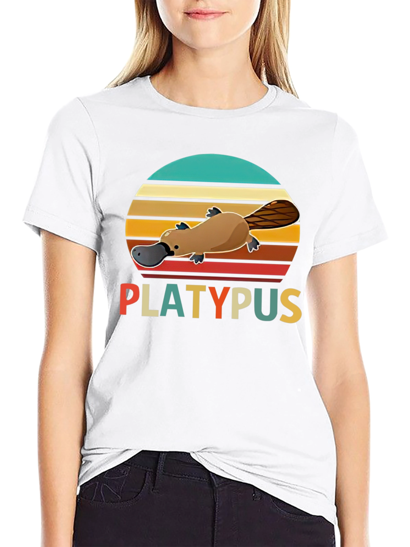 Retro Platypus T-Shirt - Unisex Graphic Tee