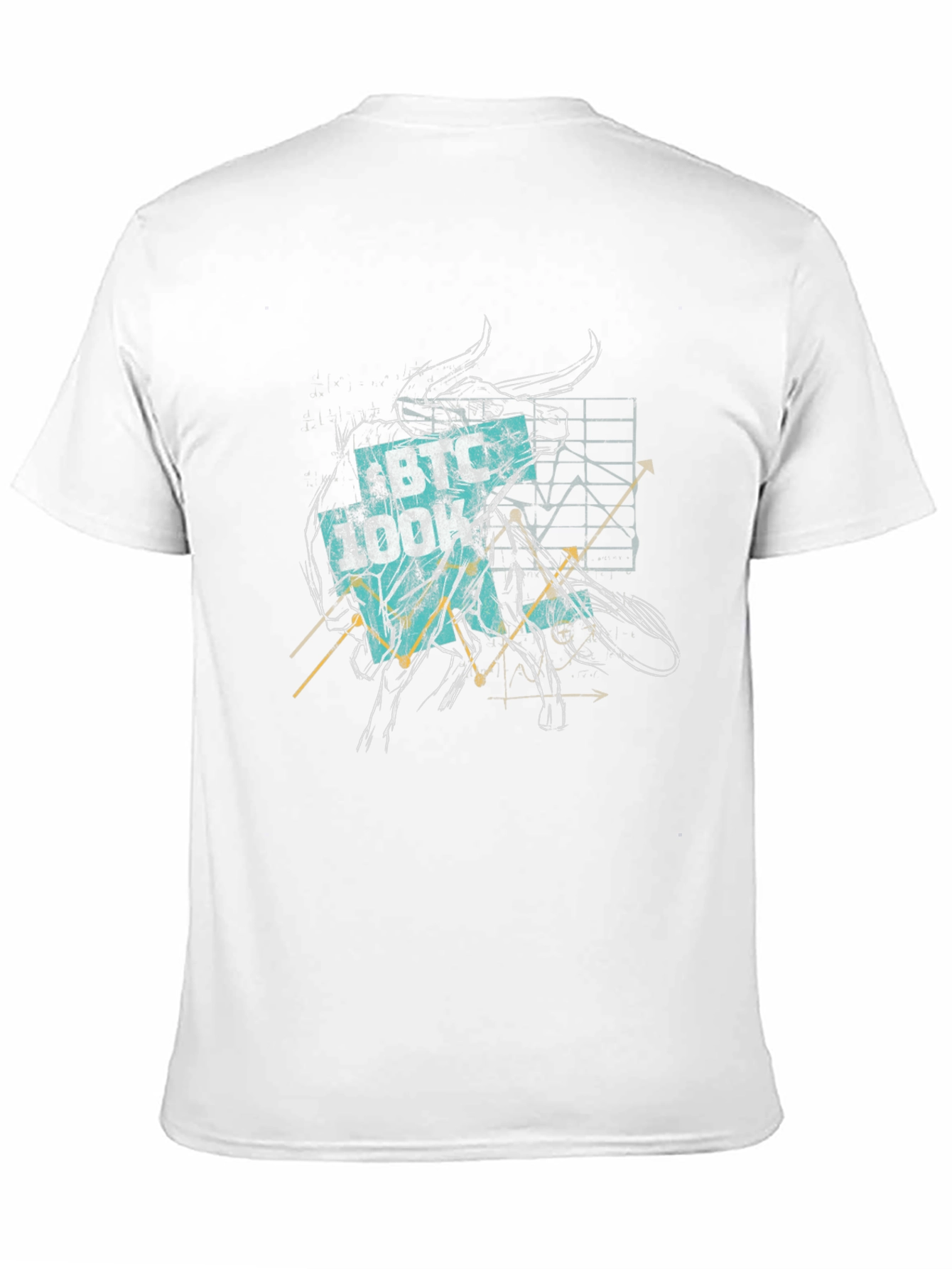 BTC Bull Graphic Tee - Crypto Trader Style