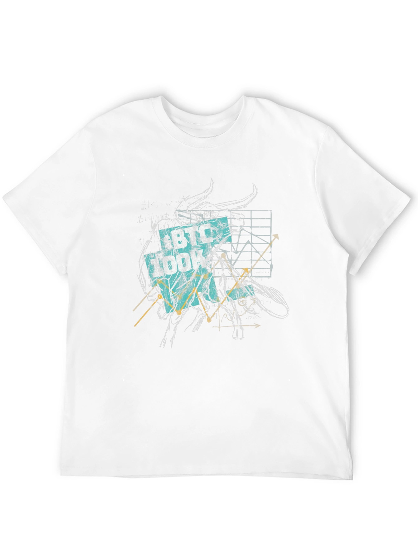 BTC Bull Graphic Tee - Crypto Trader Style