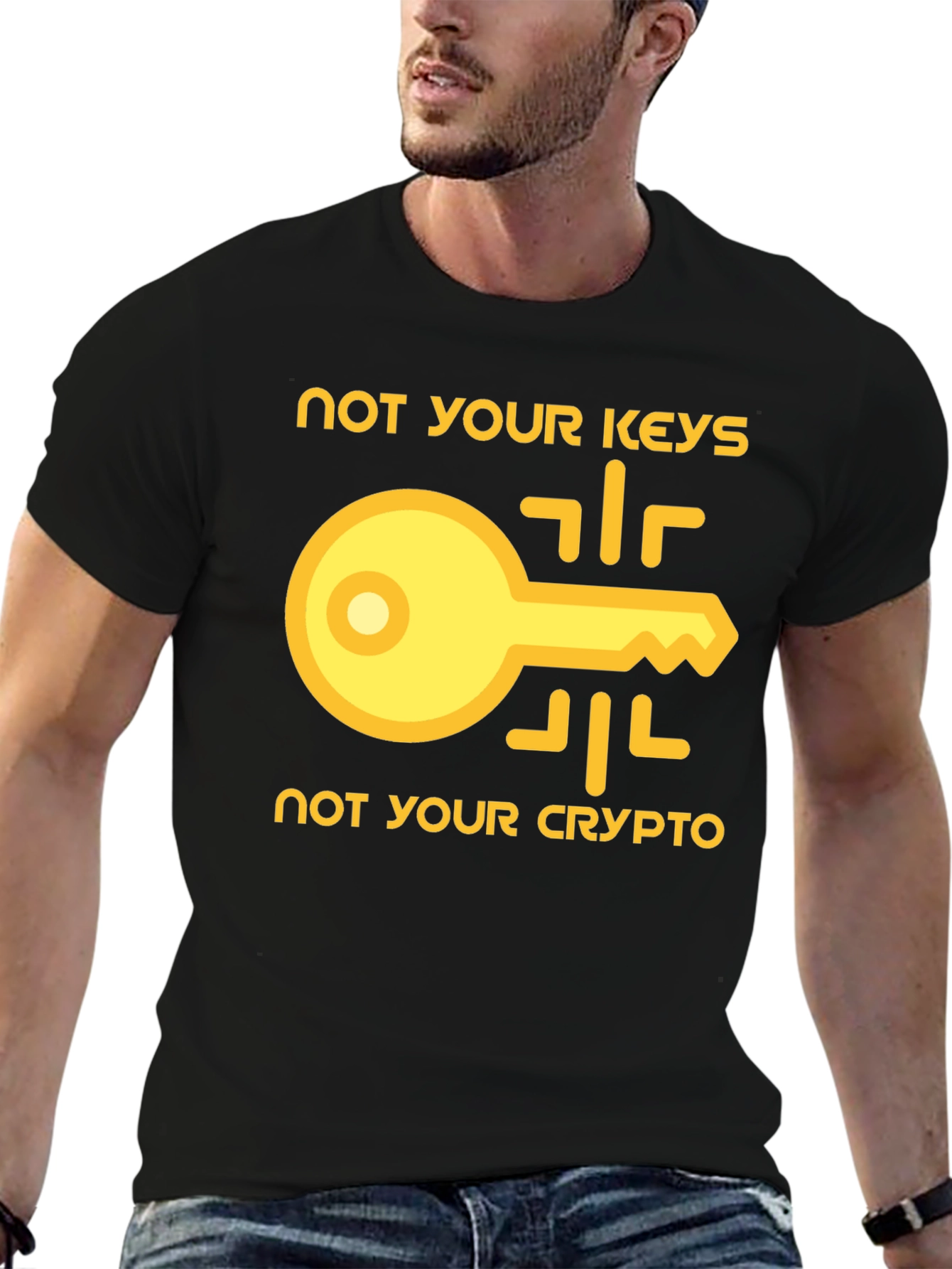 Not Your Keys Not Your Crypto T-Shirt