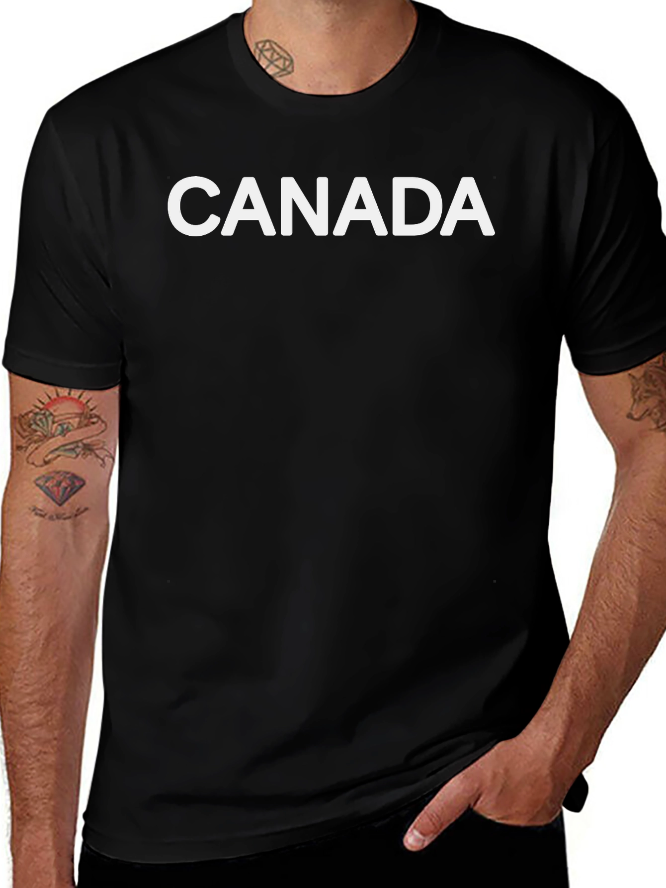 Canada Pride Tee - Classic Black T-Shirt